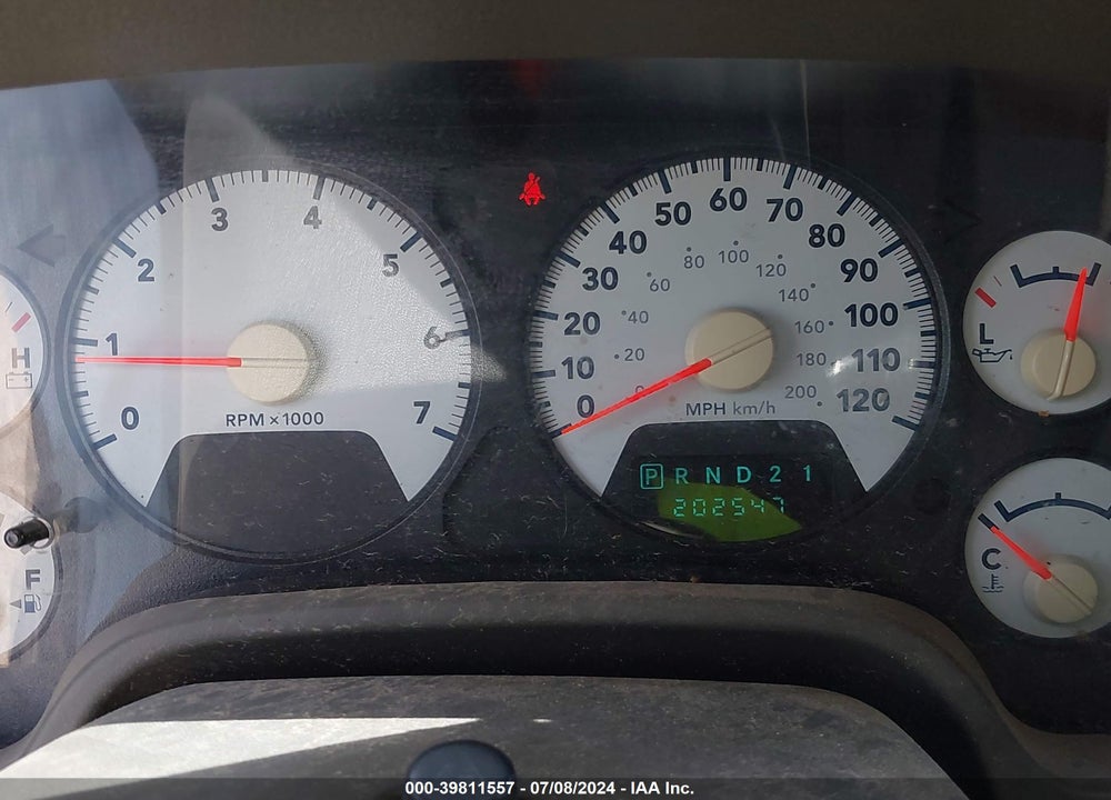 2007 DODGE RAM 1500 LARAMIE VIN: 1D7HA18297S232953