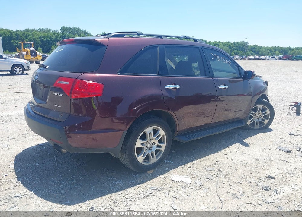 2008 ACURA MDX TECHNOLOGY PACKAGE VIN: 2HNYD28488H551126