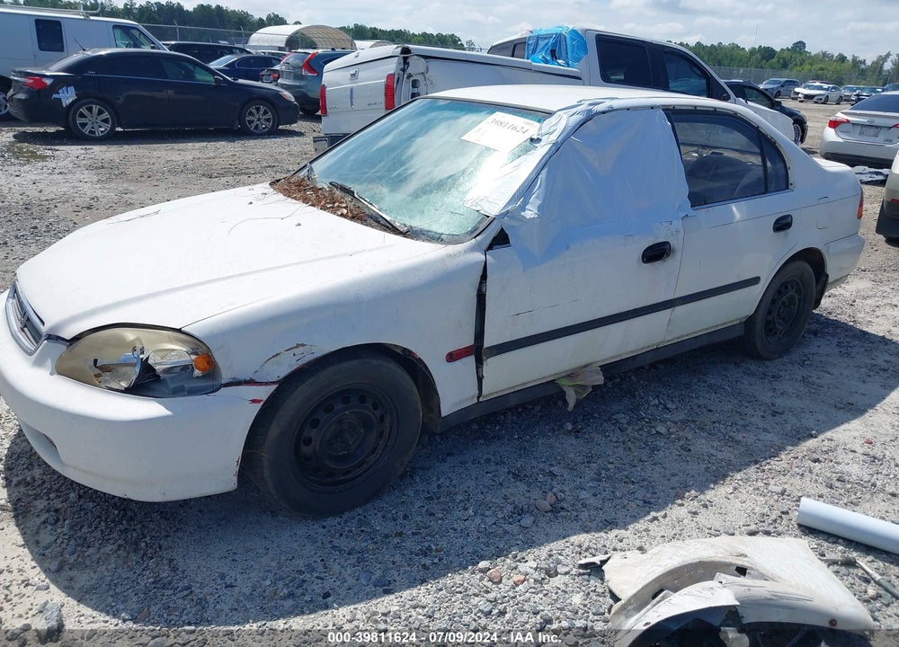 1998 HONDA CIVIC LX VIN: 2HGEJ6679WH613783