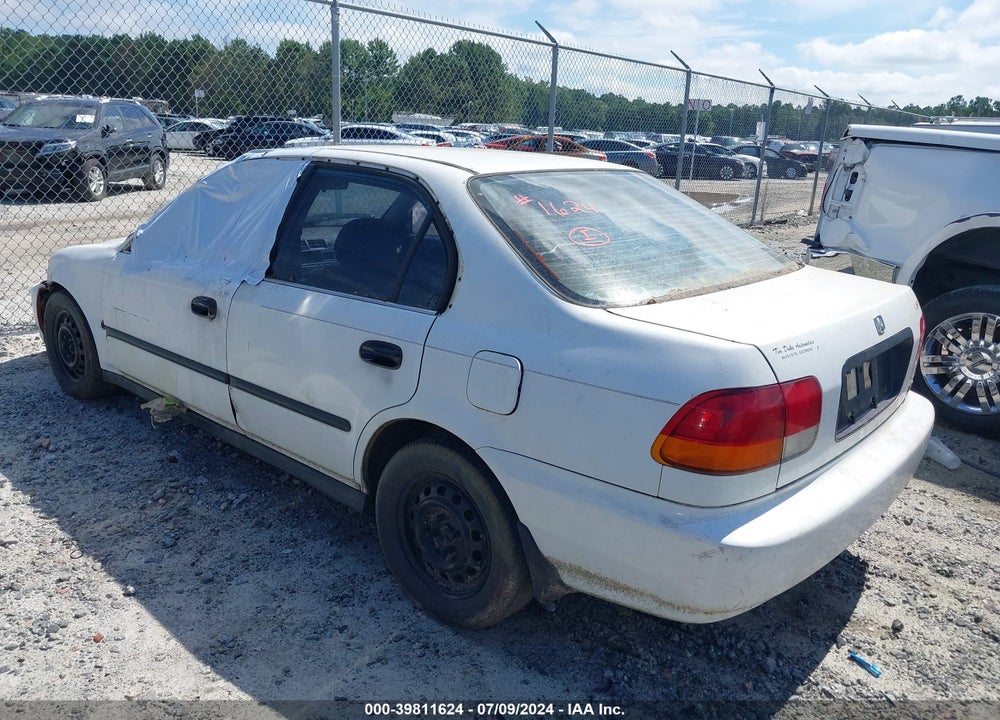 1998 HONDA CIVIC LX VIN: 2HGEJ6679WH613783