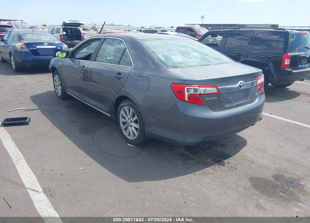2014 TOYOTA CAMRY HYBRID XLE VIN: 4T1BD1FKXEU098705