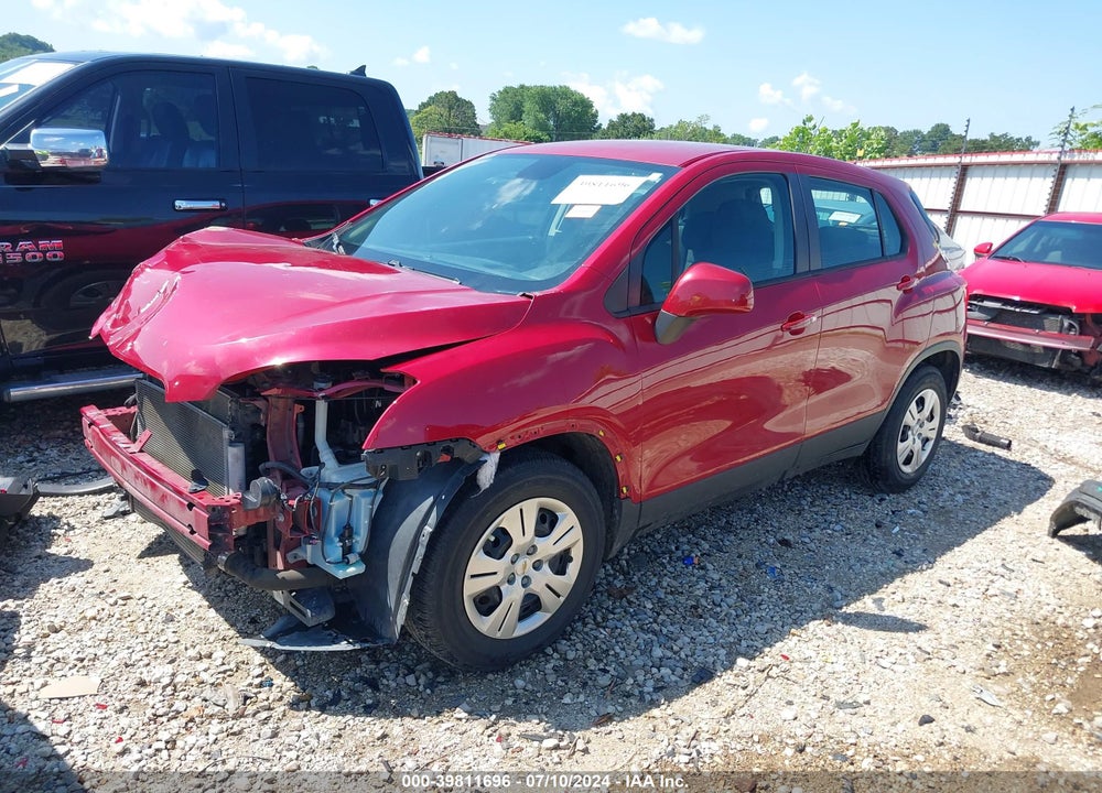2015 CHEVROLET TRAX 1LS VIN: KL7CJKSB8FB186739