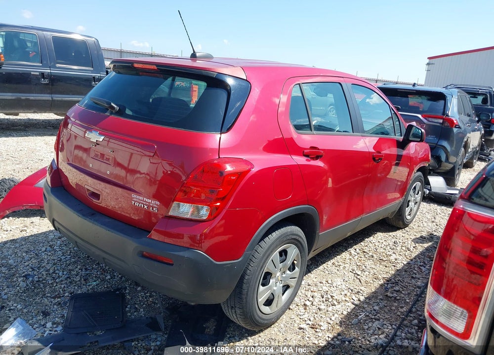 2015 CHEVROLET TRAX 1LS VIN: KL7CJKSB8FB186739