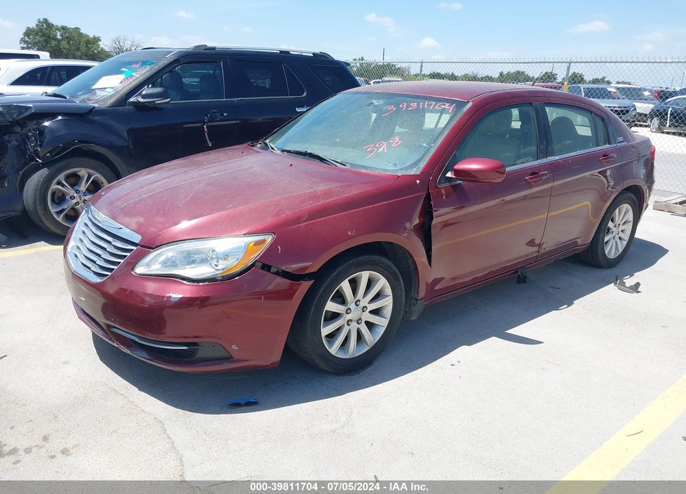 2012 CHRYSLER 200 TOURING VIN: 1C3CCBBBXCN140132