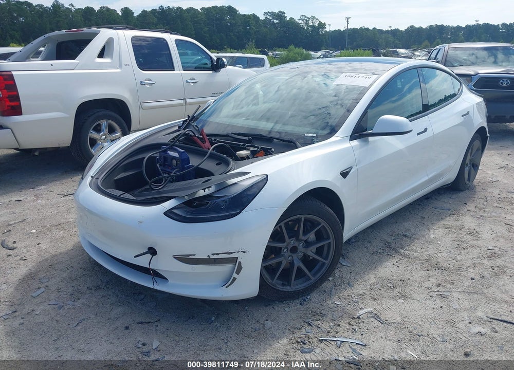 2022 TESLA MODEL 3 REAR-WHEEL DRIVE VIN: 5YJ3E1EA2NF320192