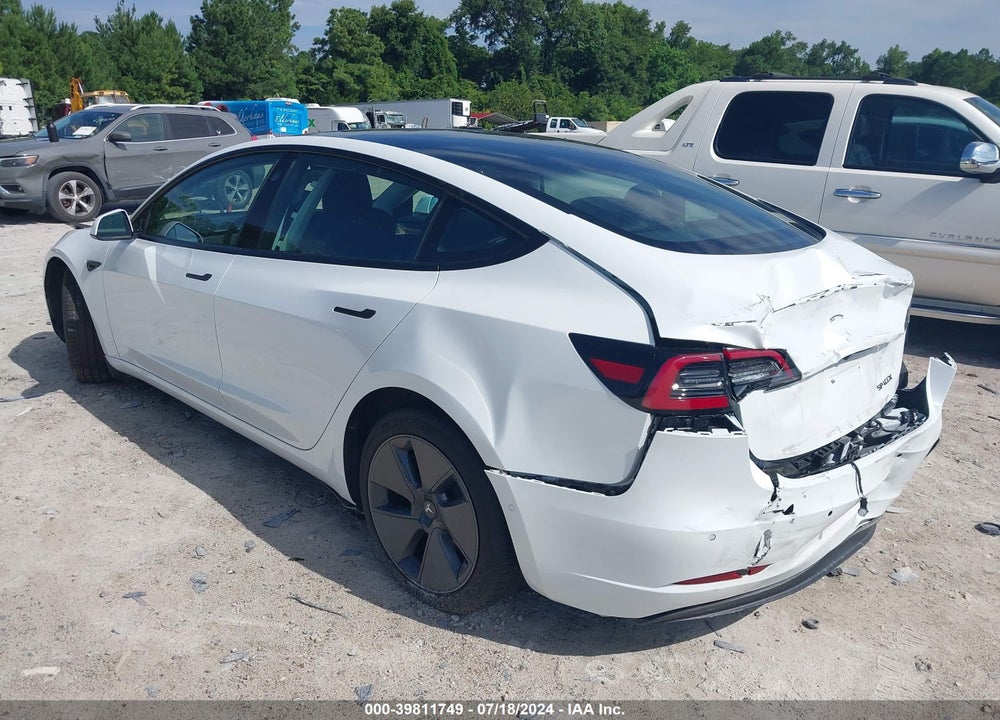 2022 TESLA MODEL 3 REAR-WHEEL DRIVE VIN: 5YJ3E1EA2NF320192