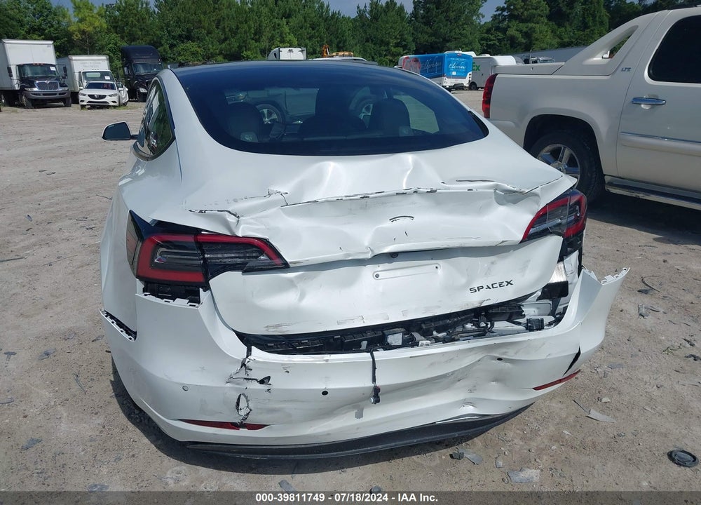 2022 TESLA MODEL 3 REAR-WHEEL DRIVE VIN: 5YJ3E1EA2NF320192