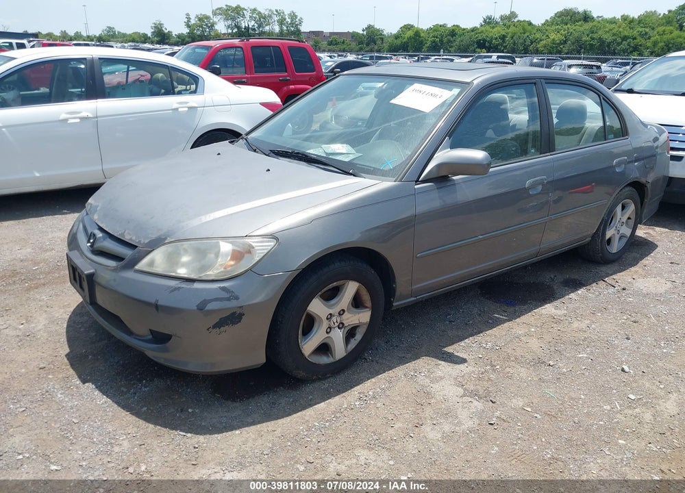 2005 HONDA CIVIC EX VIN: 1HGES26715L002282