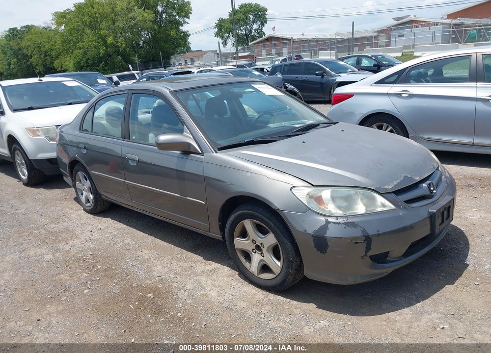 2005 HONDA CIVIC EX VIN: 1HGES26715L002282