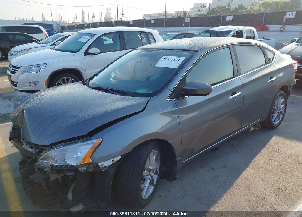 2015 NISSAN SENTRA S VIN: 3N1AB7AP9FY360162