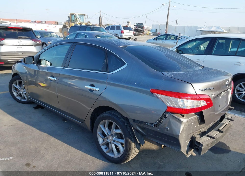 2015 NISSAN SENTRA S VIN: 3N1AB7AP9FY360162