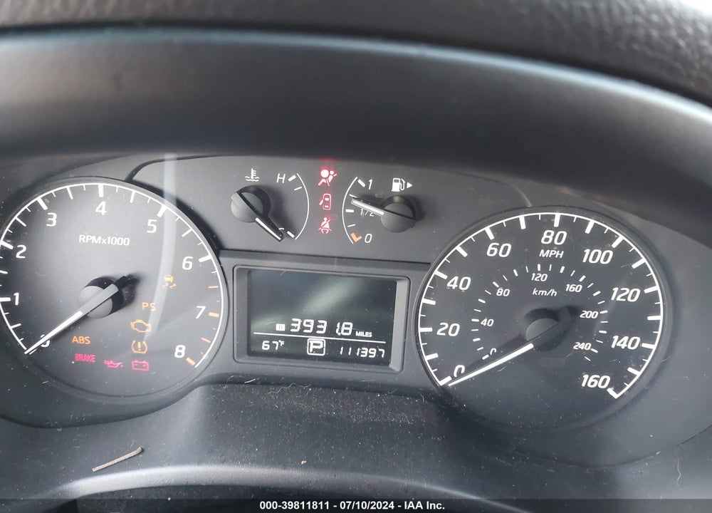 2015 NISSAN SENTRA S VIN: 3N1AB7AP9FY360162