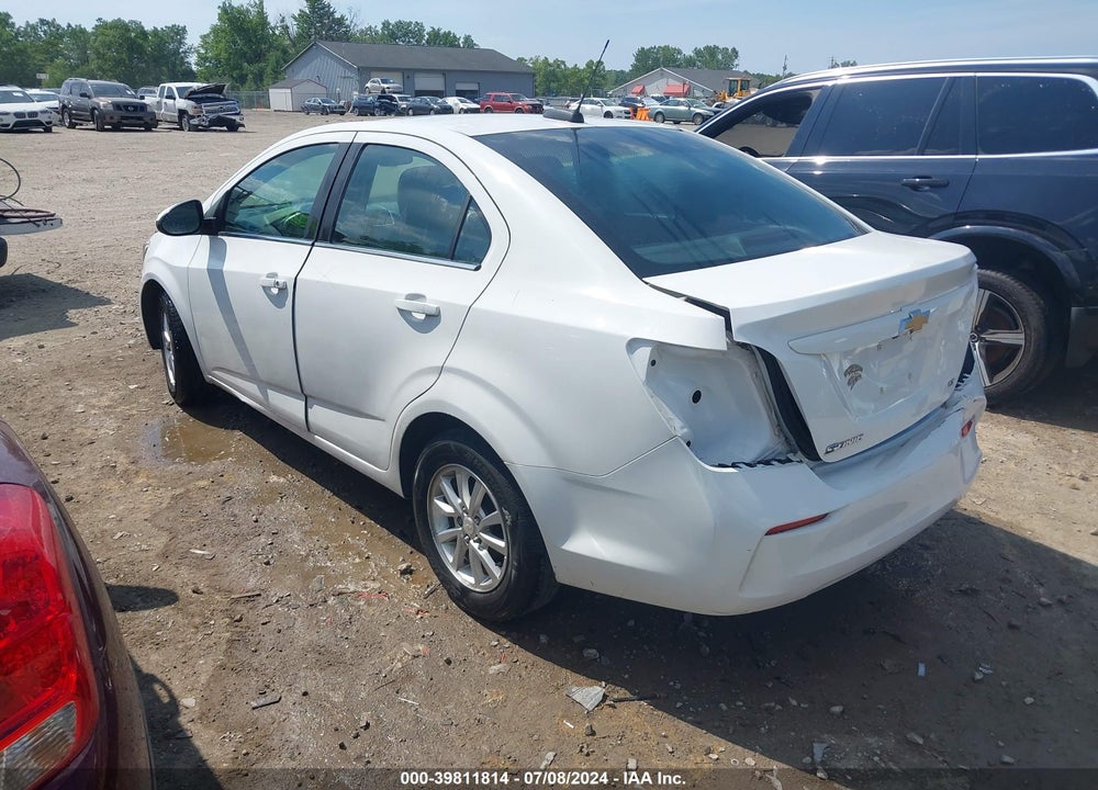 2017 CHEVROLET SONIC LT AUTO VIN: 1G1JD5SH6H4117670