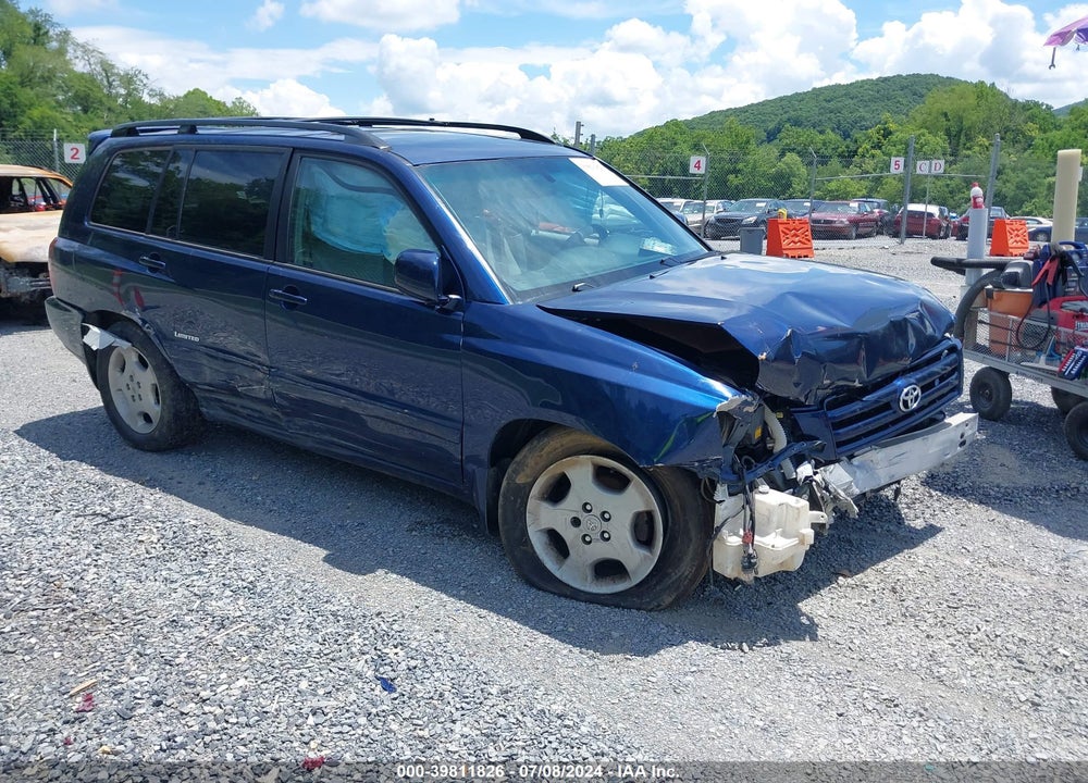 2007 TOYOTA HIGHLANDER LIMITED V6 VIN: JTEEP21A470206593