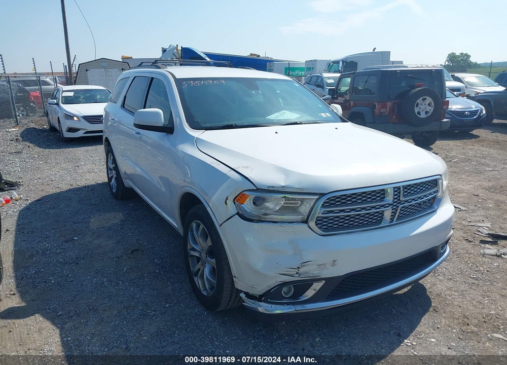 2018 DODGE DURANGO SXT AWD VIN: 1C4RDJAG2JC328002