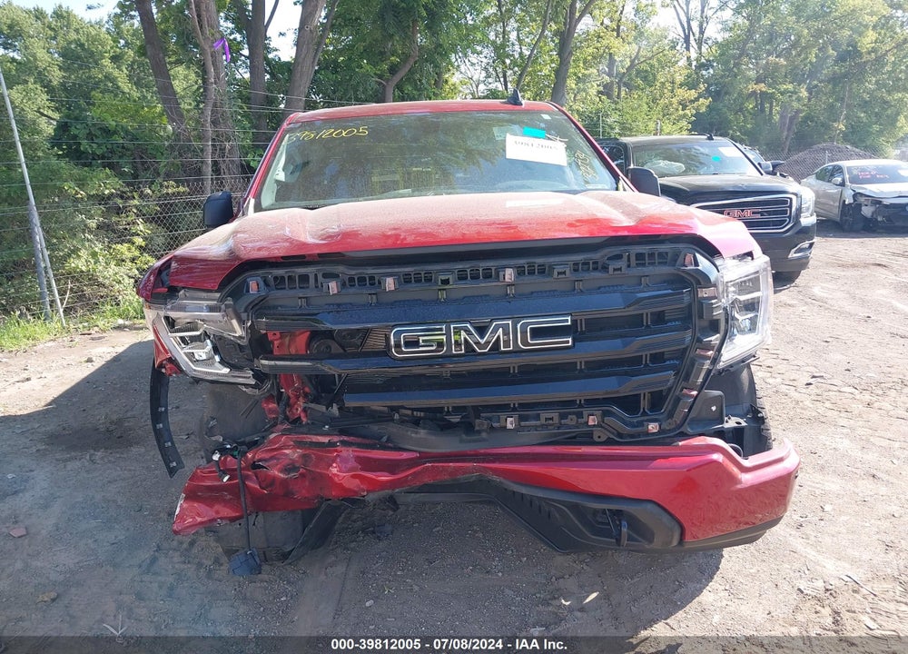 2021 GMC SIERRA 1500 4WD SHORT BOX ELEVATION VIN: 3GTU9CED4MG475172