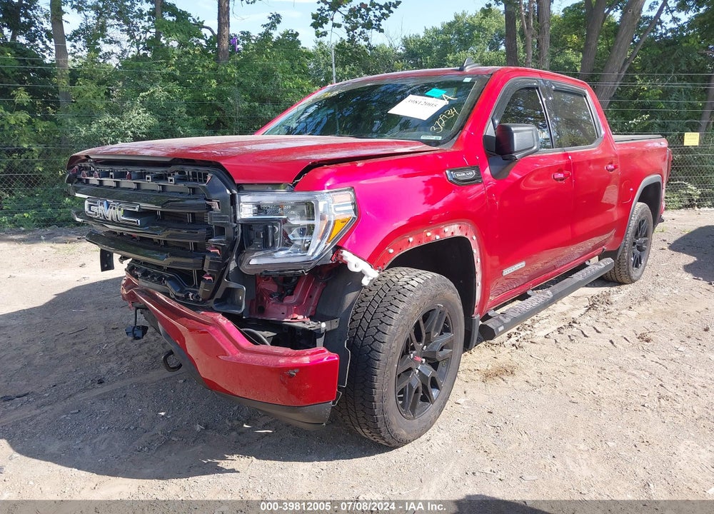 2021 GMC SIERRA 1500 4WD SHORT BOX ELEVATION VIN: 3GTU9CED4MG475172