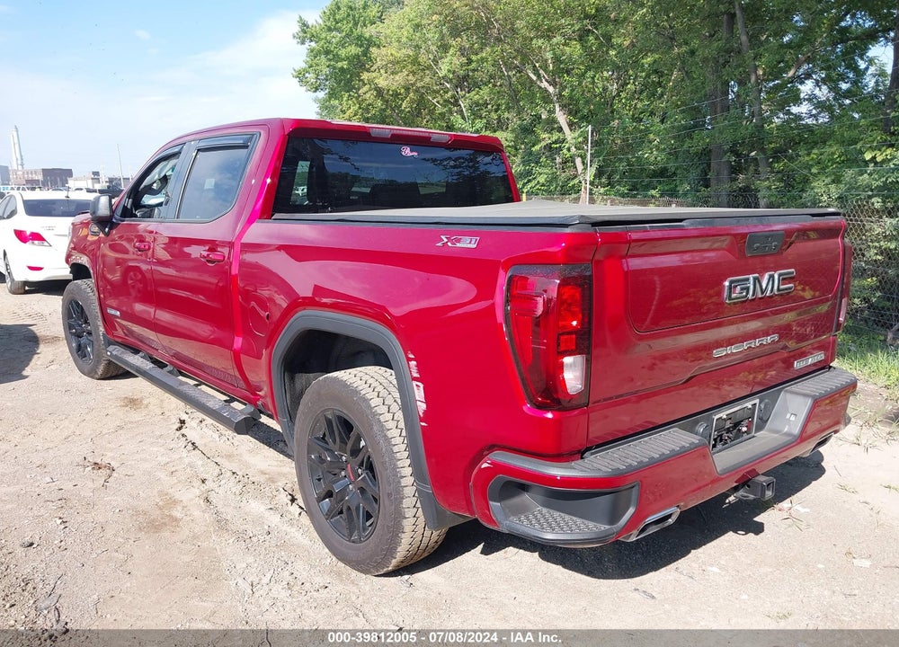 2021 GMC SIERRA 1500 4WD SHORT BOX ELEVATION VIN: 3GTU9CED4MG475172