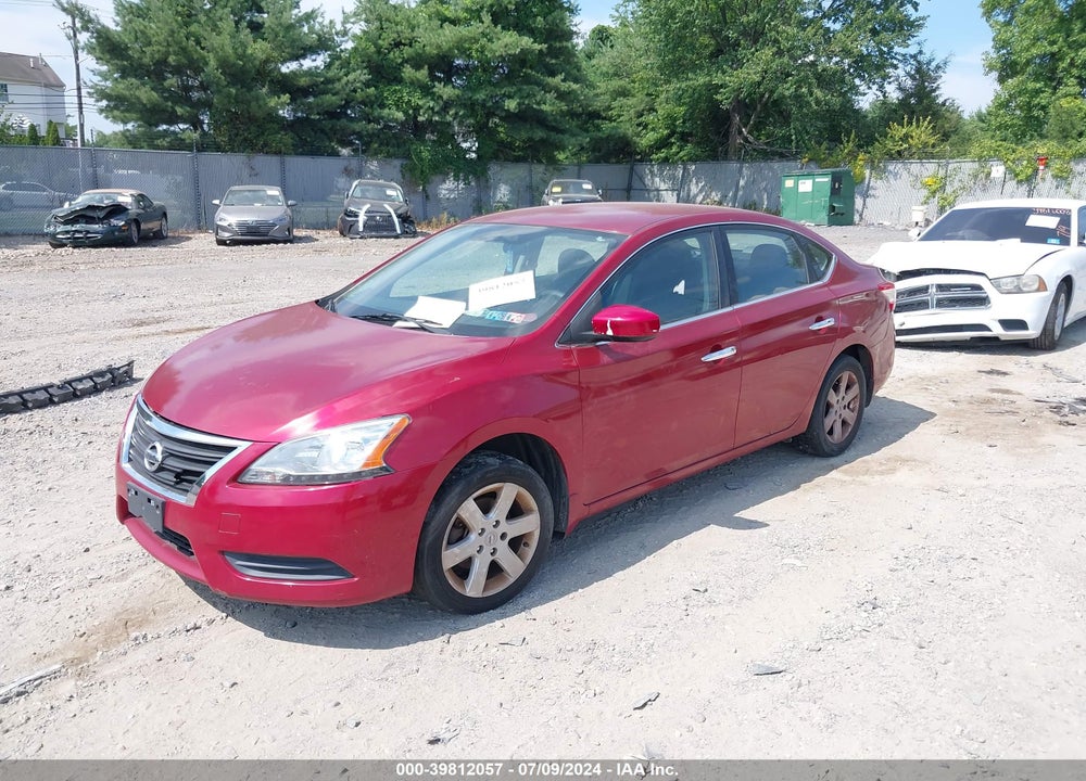 2014 NISSAN SENTRA FE+ S/FE+ SV/S/SL/SR/SV VIN: 3N1AB7AP5EY256590