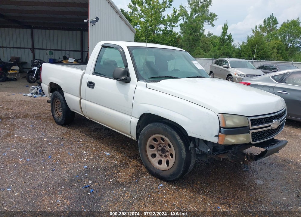 2006 CHEVROLET SILVERADO 1500 WORK TRUCK VIN: 3GCEC14X56G170319