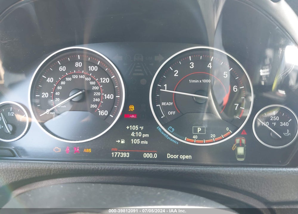 2013 BMW 335I VIN: WBA3A9G51DNP37858