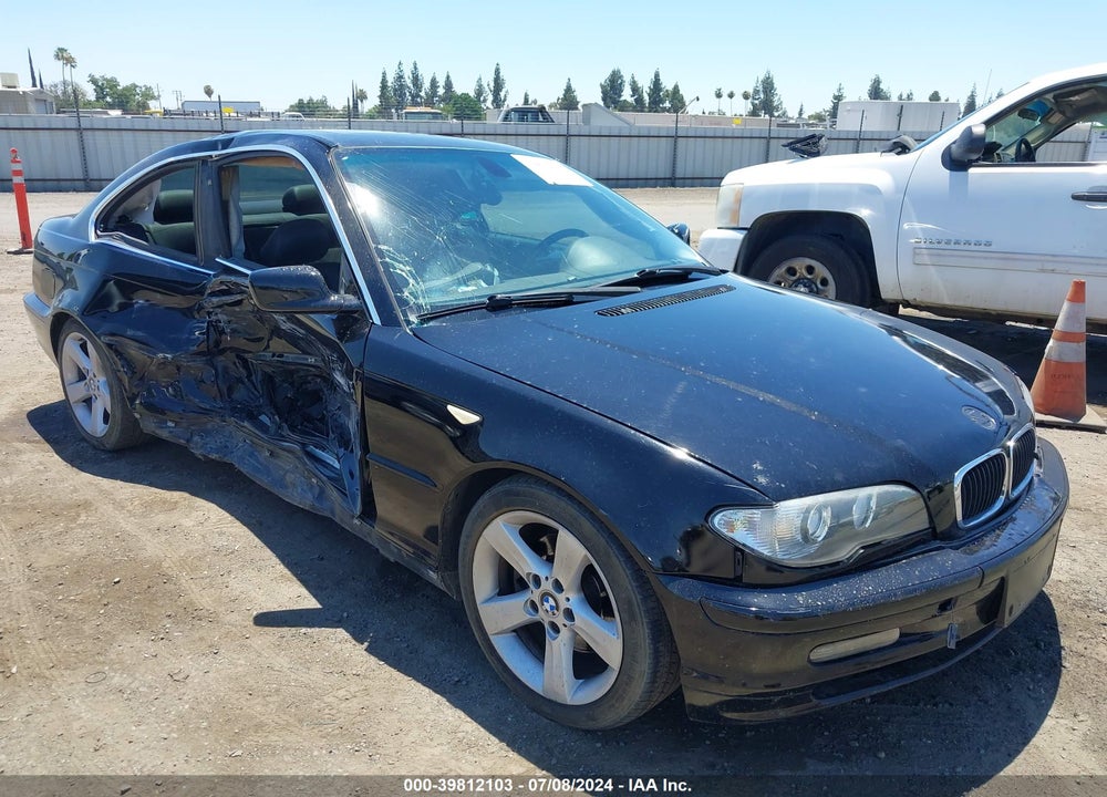 2004 BMW 325CI VIN: WBABD33474PL05597