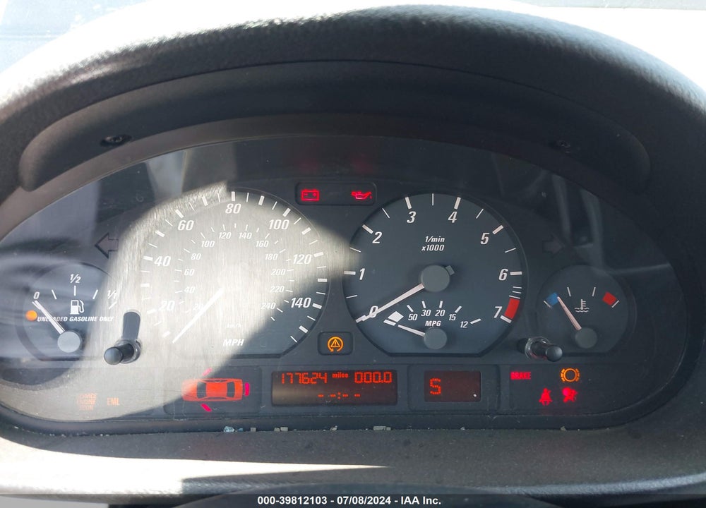 2004 BMW 325CI VIN: WBABD33474PL05597