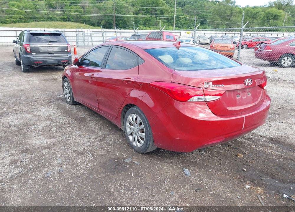 2012 HYUNDAI ELANTRA GLS (ULSAN PLANT) VIN: KMHDH4AE1CU466749