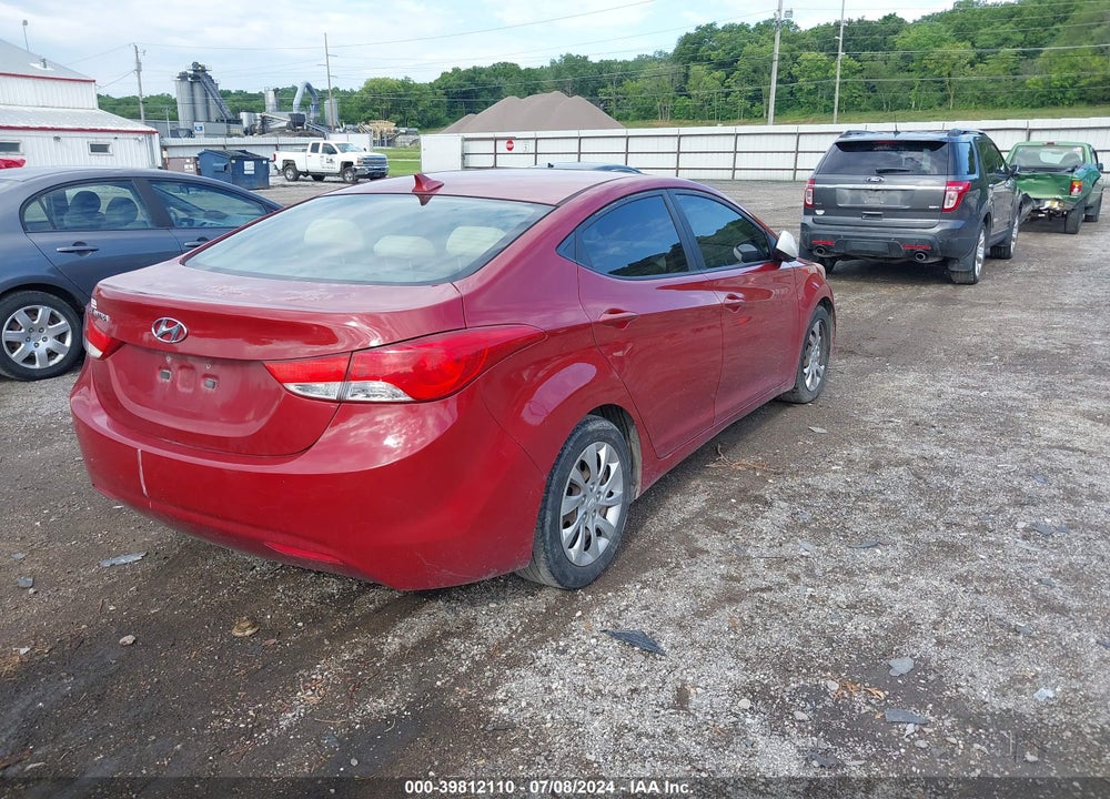 2012 HYUNDAI ELANTRA GLS (ULSAN PLANT) VIN: KMHDH4AE1CU466749