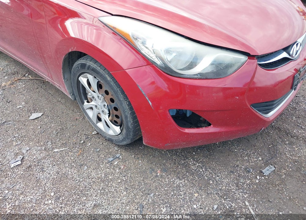 2012 HYUNDAI ELANTRA GLS (ULSAN PLANT) VIN: KMHDH4AE1CU466749