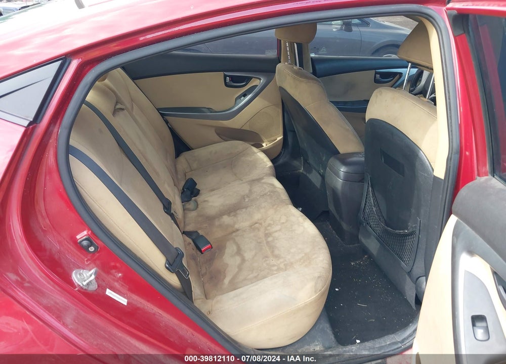 2012 HYUNDAI ELANTRA GLS (ULSAN PLANT) VIN: KMHDH4AE1CU466749