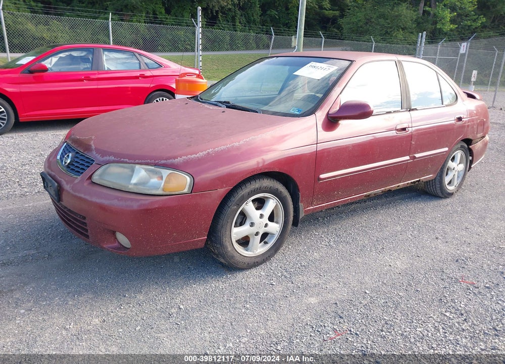 2003 NISSAN SENTRA GXE VIN: 3N1CB51D43L709076
