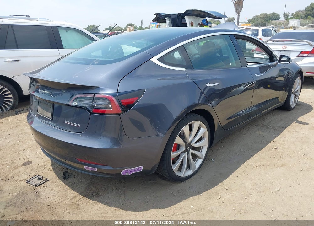 2019 TESLA MODEL 3 LONG RANGE/PERFORMANCE VIN: 5YJ3E1EB8KF513872