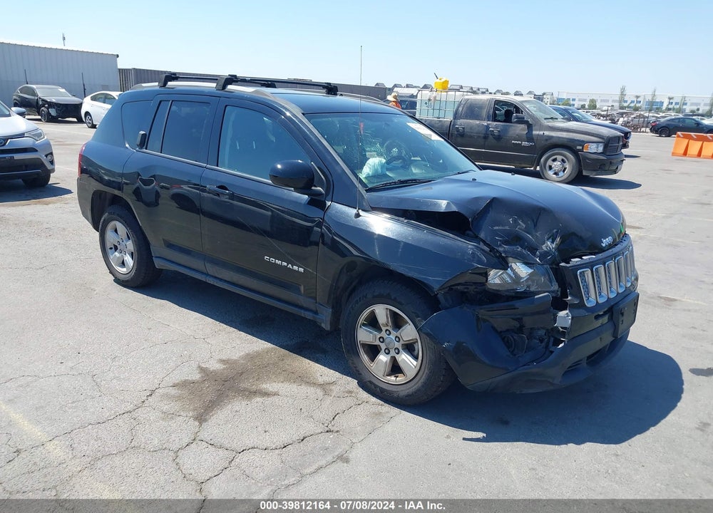 2016 JEEP COMPASS LATITUDE VIN: 1C4NJCEA5GD734254