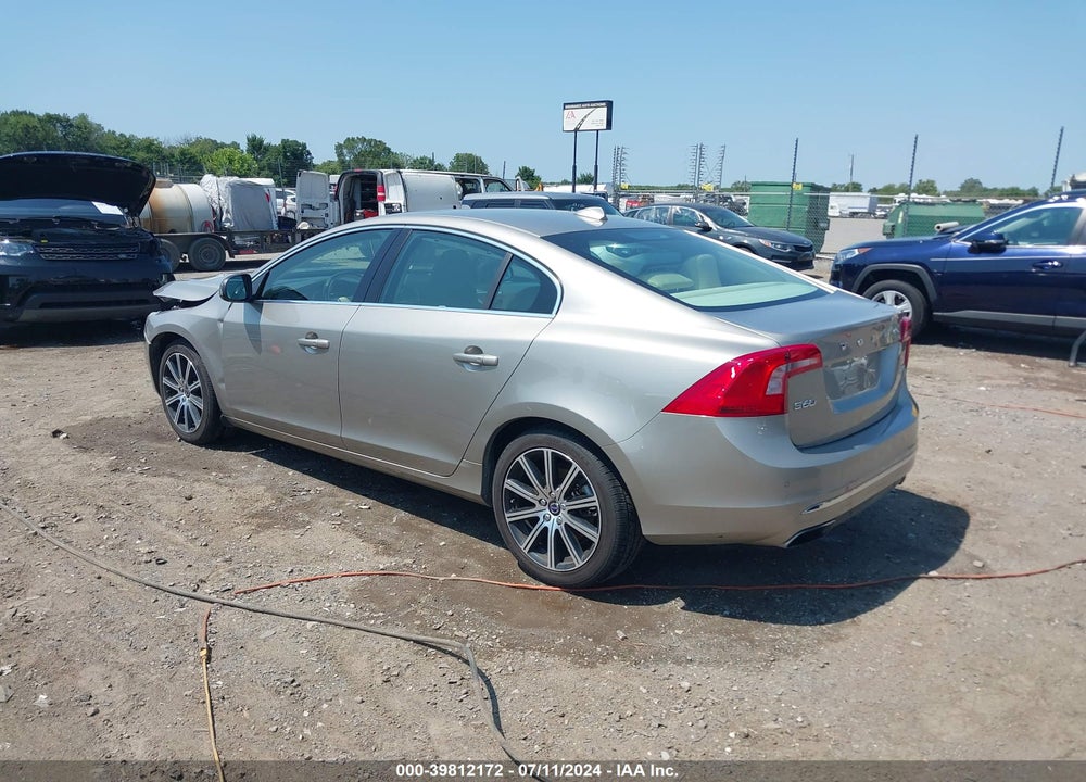 2016 VOLVO S60 INSCRIPTION T5 DRIVE-E PREMIER VIN: LYV402FK6GB096638