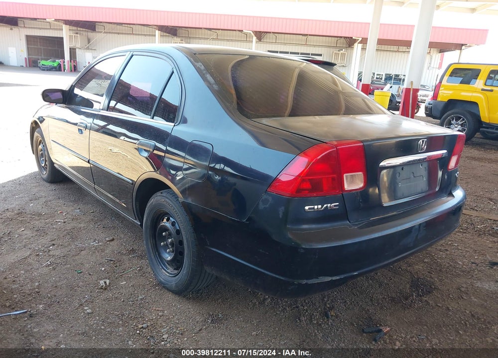 2001 HONDA CIVIC LX VIN: 2HGES16531H607131