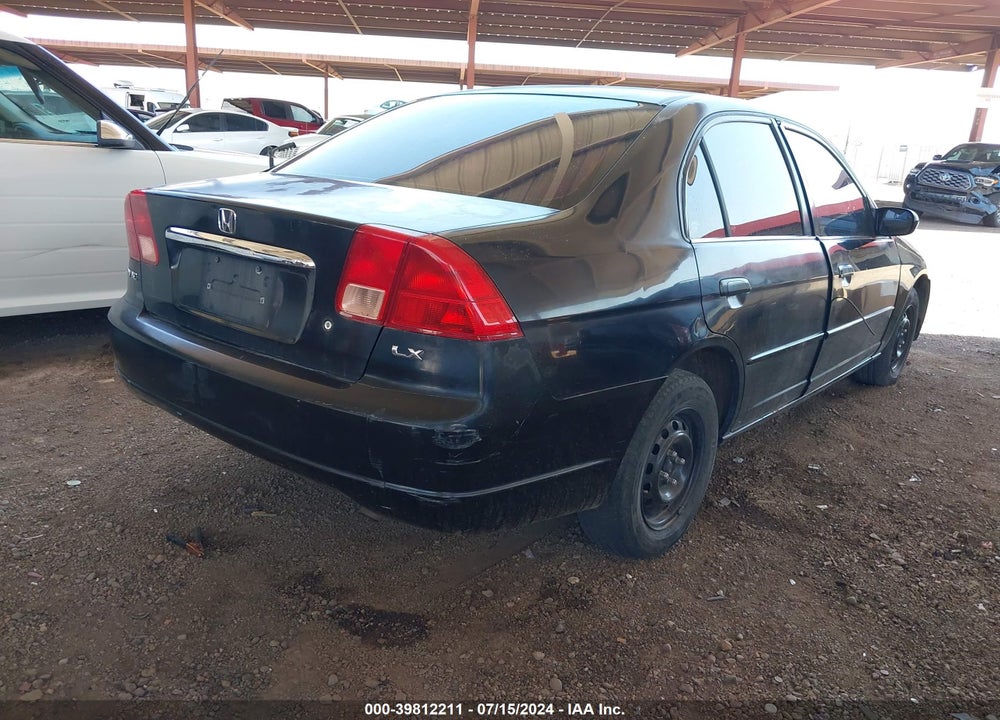 2001 HONDA CIVIC LX VIN: 2HGES16531H607131