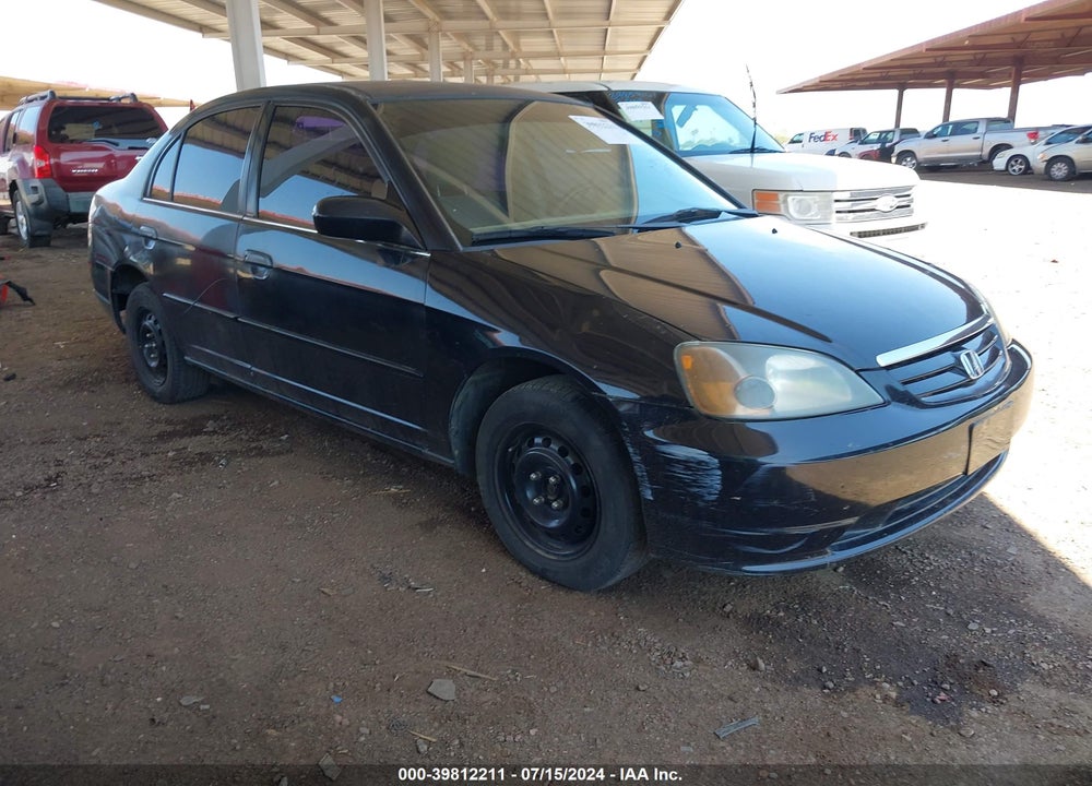 2001 HONDA CIVIC LX VIN: 2HGES16531H607131