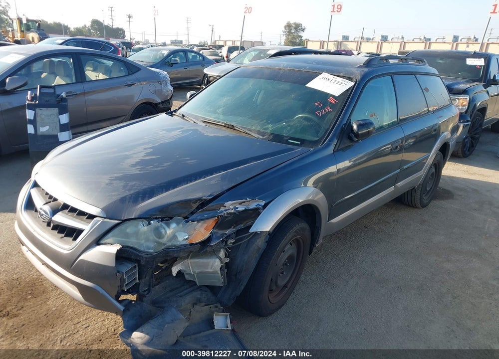 2009 SUBARU OUTBACK 2.5I VIN: 4S4BP60C596321507