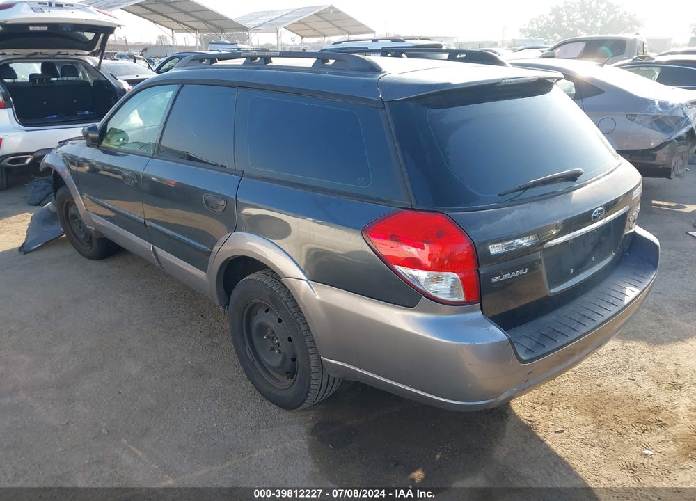 2009 SUBARU OUTBACK 2.5I VIN: 4S4BP60C596321507