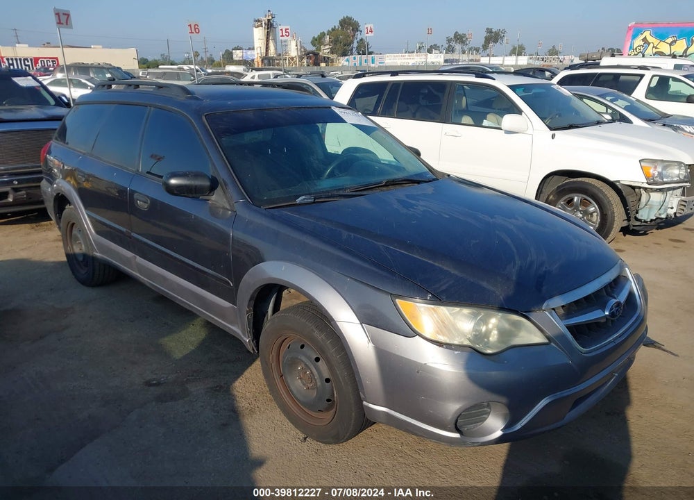 2009 SUBARU OUTBACK 2.5I VIN: 4S4BP60C596321507