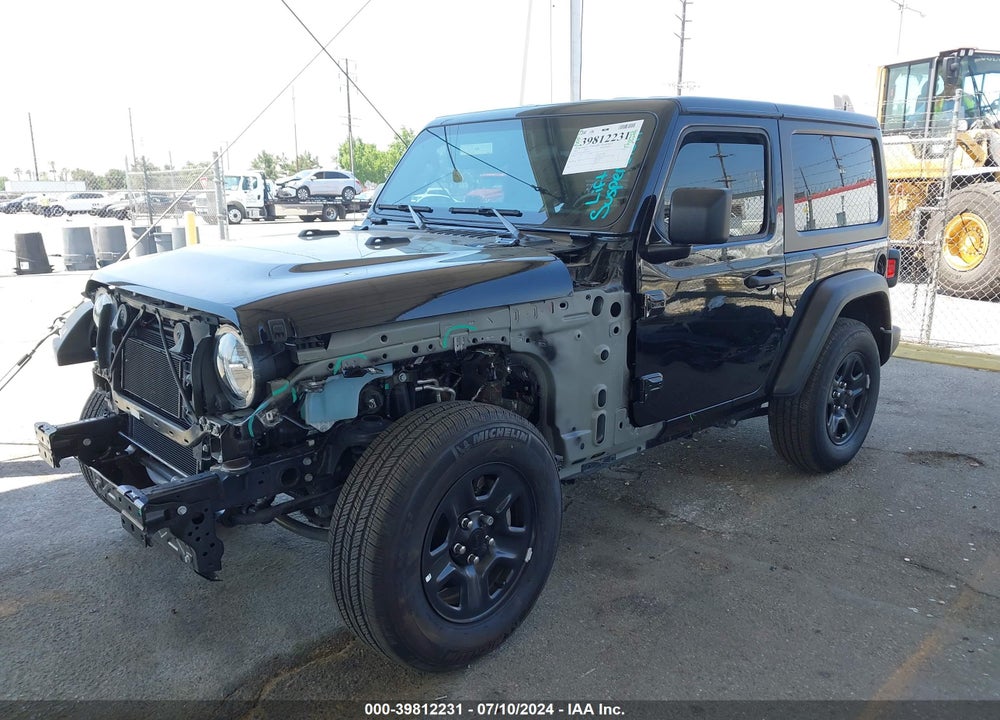2023 JEEP WRANGLER 2-DOOR SPORT 4X4 VIN: 1C4HJXAG9PW543178