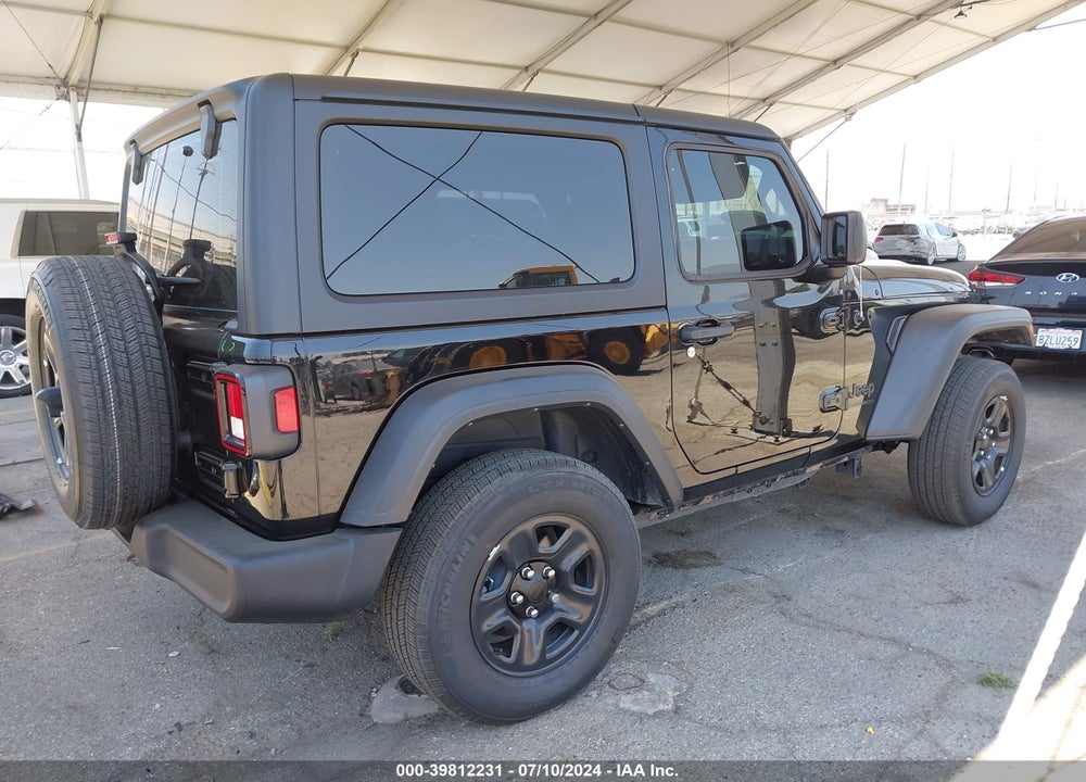 2023 JEEP WRANGLER 2-DOOR SPORT 4X4 VIN: 1C4HJXAG9PW543178