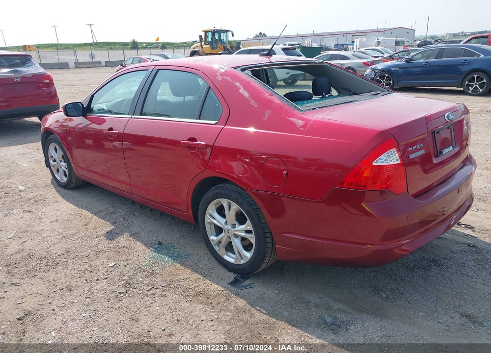2012 FORD FUSION SE VIN: 3FAHP0HA0CR301664