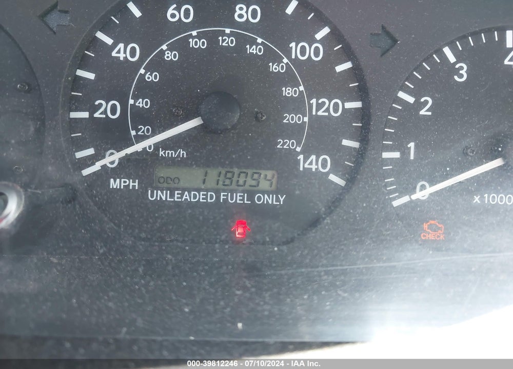 1998 TOYOTA CAMRY LE VIN: JT2BG22KXW0109727