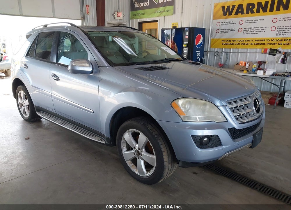 2009 MERCEDES-BENZ ML 350 4MATIC VIN: 4JGBB86E09A478698