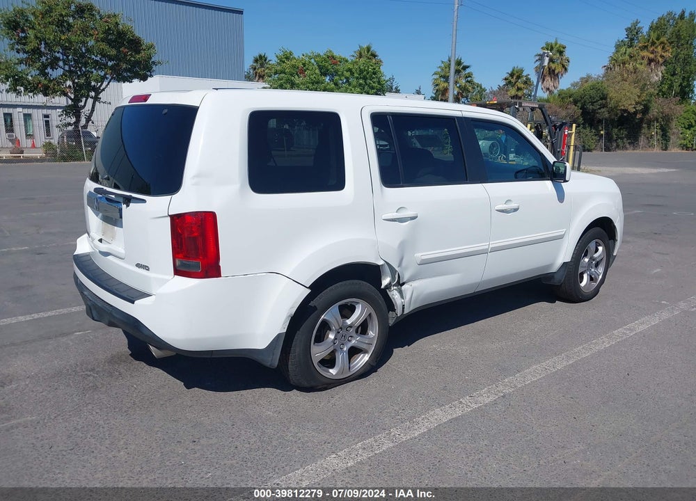 2013 HONDA PILOT EX VIN: 5FNYF4H4XDB005536