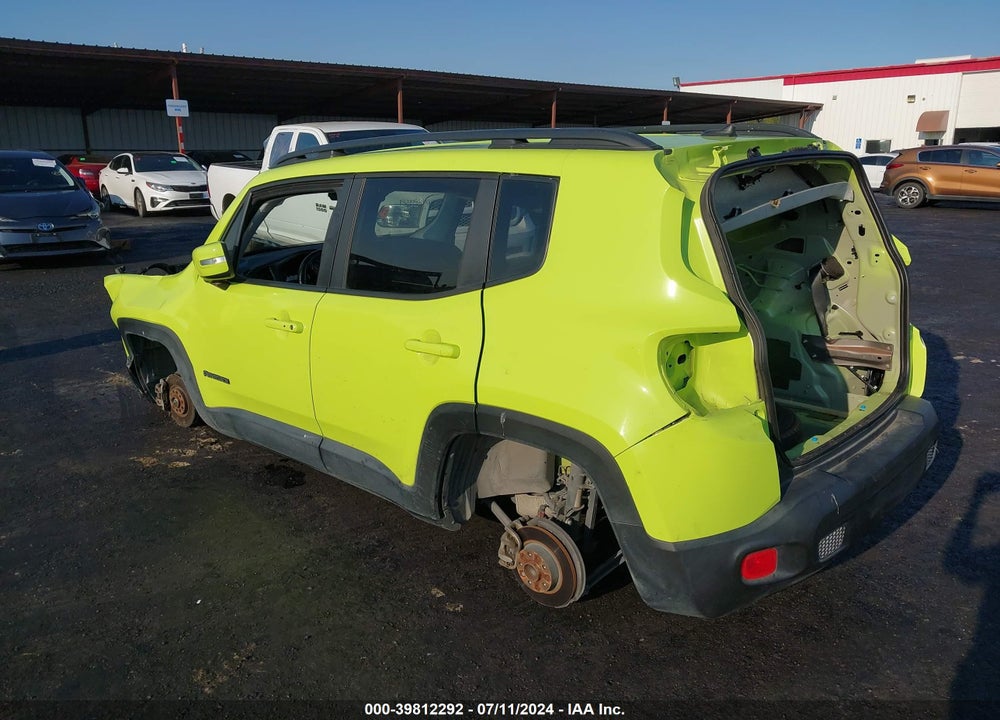 2017 JEEP RENEGADE ALTITUDE FWD VIN: ZACCJABB7HPF57489