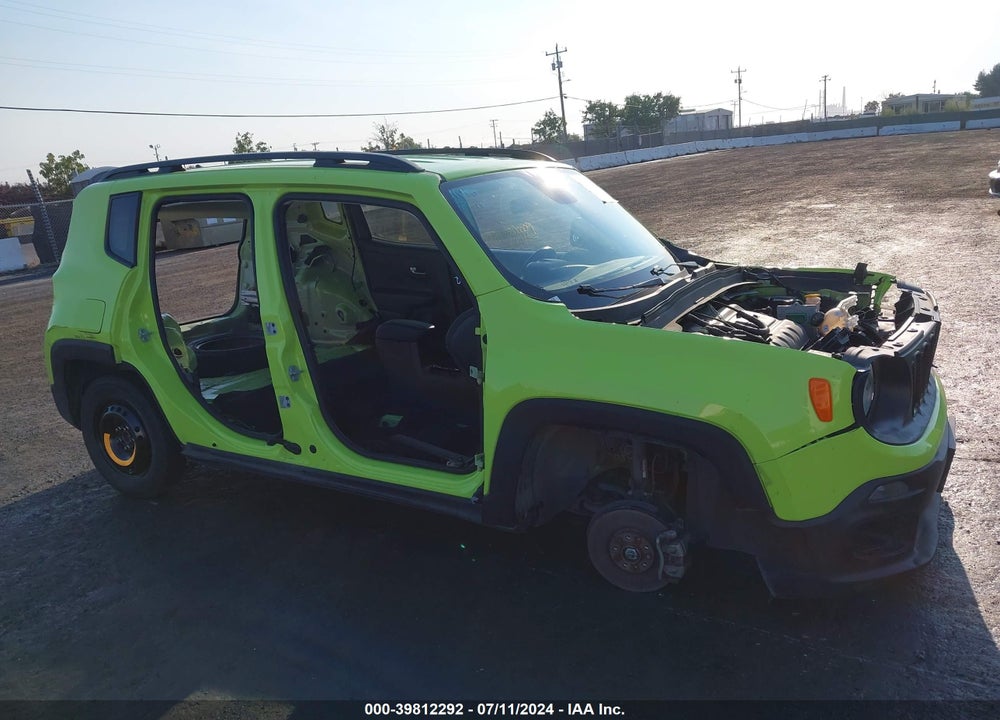 2017 JEEP RENEGADE ALTITUDE FWD VIN: ZACCJABB7HPF57489
