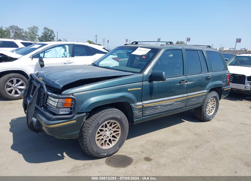 1993 JEEP GRAND CHEROKEE LIMITED VIN: 1J4GZ78Y2PC707708